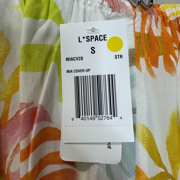 L*Space 2 Piece Pacifica Tunic & Mia Beach Cover-Up Leaf Print Women's Small NWT - Picture 16 of 16